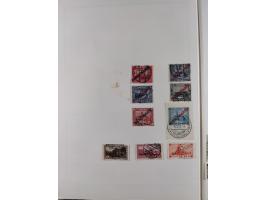 1851/1934, uriger meist gestempelter und teils ungebrauchter Sammlungsbestand in einem Schaubek Album, dabei auch wenige Brie