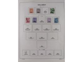 1851/1934, uriger meist gestempelter und teils ungebrauchter Sammlungsbestand in einem Schaubek Album, dabei auch wenige Brie