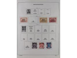 1851/1934, uriger meist gestempelter und teils ungebrauchter Sammlungsbestand in einem Schaubek Album, dabei auch wenige Brie