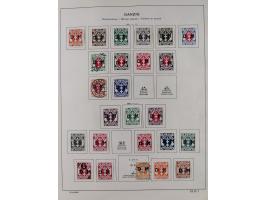 1851/1934, uriger meist gestempelter und teils ungebrauchter Sammlungsbestand in einem Schaubek Album, dabei auch wenige Brie