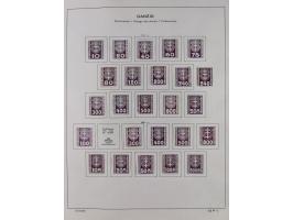 1851/1934, uriger meist gestempelter und teils ungebrauchter Sammlungsbestand in einem Schaubek Album, dabei auch wenige Brie