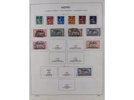 1851/1934, uriger meist gestempelter und teils ungebrauchter Sammlungsbestand in einem Schaubek Album, dabei auch wenige Brie