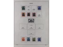 1851/1934, uriger meist gestempelter und teils ungebrauchter Sammlungsbestand in einem Schaubek Album, dabei auch wenige Brie