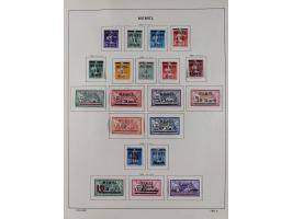 1851/1934, uriger meist gestempelter und teils ungebrauchter Sammlungsbestand in einem Schaubek Album, dabei auch wenige Brie