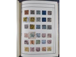 Baden bis Württemberg, ungebrauchte und gestempelte alte Sammlung, ohne große Spitzen, aber mit vielen besseren Werten und me