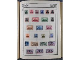 1880/1980 (ca.), alte Sammlung in 3 Bänden, dabei schöne Teile Saar, Danzig und Kolonien sowie Deutschland nach 1945&nbsp;