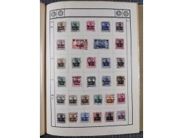 1880/1980 (ca.), alte Sammlung in 3 Bänden, dabei schöne Teile Saar, Danzig und Kolonien sowie Deutschland nach 1945&nbsp;