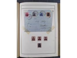 1880/1980 (ca.), alte Sammlung in 3 Bänden, dabei schöne Teile Saar, Danzig und Kolonien sowie Deutschland nach 1945&nbsp;