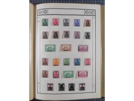 1880/1980 (ca.), alte Sammlung in 3 Bänden, dabei schöne Teile Saar, Danzig und Kolonien sowie Deutschland nach 1945&nbsp;