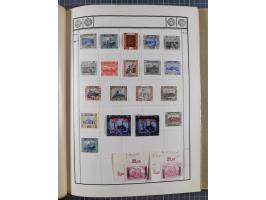 1880/1980 (ca.), alte Sammlung in 3 Bänden, dabei schöne Teile Saar, Danzig und Kolonien sowie Deutschland nach 1945&nbsp;