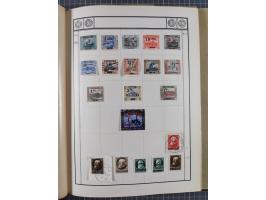 1880/1980 (ca.), alte Sammlung in 3 Bänden, dabei schöne Teile Saar, Danzig und Kolonien sowie Deutschland nach 1945&nbsp;