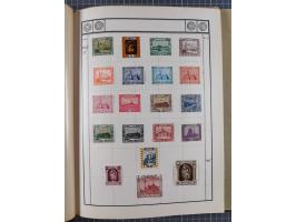 1880/1980 (ca.), alte Sammlung in 3 Bänden, dabei schöne Teile Saar, Danzig und Kolonien sowie Deutschland nach 1945&nbsp;