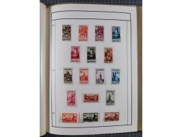 1880/1980 (ca.), alte Sammlung in 3 Bänden, dabei schöne Teile Saar, Danzig und Kolonien sowie Deutschland nach 1945&nbsp;