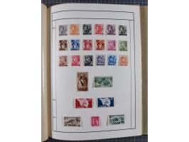 1880/1980 (ca.), alte Sammlung in 3 Bänden, dabei schöne Teile Saar, Danzig und Kolonien sowie Deutschland nach 1945&nbsp;