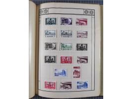 1880/1980 (ca.), alte Sammlung in 3 Bänden, dabei schöne Teile Saar, Danzig und Kolonien sowie Deutschland nach 1945&nbsp;