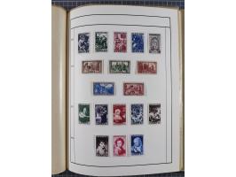 1880/1980 (ca.), alte Sammlung in 3 Bänden, dabei schöne Teile Saar, Danzig und Kolonien sowie Deutschland nach 1945&nbsp;