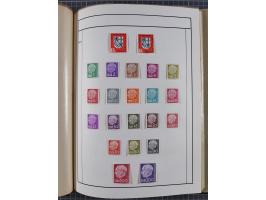 1880/1980 (ca.), alte Sammlung in 3 Bänden, dabei schöne Teile Saar, Danzig und Kolonien sowie Deutschland nach 1945&nbsp;