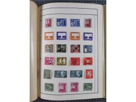 1880/1980 (ca.), alte Sammlung in 3 Bänden, dabei schöne Teile Saar, Danzig und Kolonien sowie Deutschland nach 1945&nbsp;