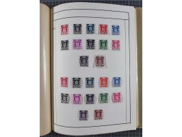 1880/1980 (ca.), alte Sammlung in 3 Bänden, dabei schöne Teile Saar, Danzig und Kolonien sowie Deutschland nach 1945&nbsp;