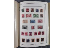 1880/1980 (ca.), alte Sammlung in 3 Bänden, dabei schöne Teile Saar, Danzig und Kolonien sowie Deutschland nach 1945&nbsp;