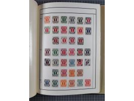 1880/1980 (ca.), alte Sammlung in 3 Bänden, dabei schöne Teile Saar, Danzig und Kolonien sowie Deutschland nach 1945&nbsp;