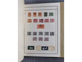 1880/1980 (ca.), alte Sammlung in 3 Bänden, dabei schöne Teile Saar, Danzig und Kolonien sowie Deutschland nach 1945&nbsp;