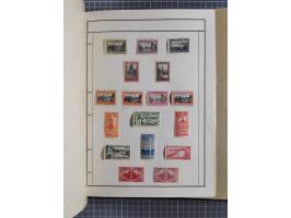 1880/1980 (ca.), alte Sammlung in 3 Bänden, dabei schöne Teile Saar, Danzig und Kolonien sowie Deutschland nach 1945&nbsp;