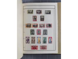 1880/1980 (ca.), alte Sammlung in 3 Bänden, dabei schöne Teile Saar, Danzig und Kolonien sowie Deutschland nach 1945&nbsp;