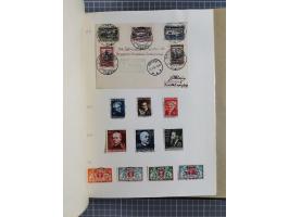 1880/1980 (ca.), alte Sammlung in 3 Bänden, dabei schöne Teile Saar, Danzig und Kolonien sowie Deutschland nach 1945&nbsp;