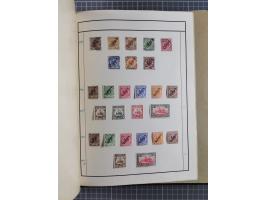 1880/1980 (ca.), alte Sammlung in 3 Bänden, dabei schöne Teile Saar, Danzig und Kolonien sowie Deutschland nach 1945&nbsp;