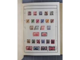 1880/1980 (ca.), alte Sammlung in 3 Bänden, dabei schöne Teile Saar, Danzig und Kolonien sowie Deutschland nach 1945&nbsp;