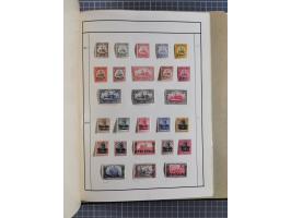 1880/1980 (ca.), alte Sammlung in 3 Bänden, dabei schöne Teile Saar, Danzig und Kolonien sowie Deutschland nach 1945&nbsp;