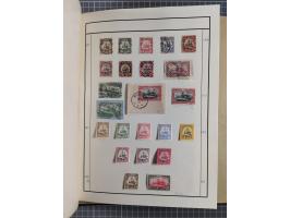 1880/1980 (ca.), alte Sammlung in 3 Bänden, dabei schöne Teile Saar, Danzig und Kolonien sowie Deutschland nach 1945&nbsp;