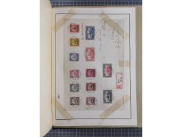 1880/1980 (ca.), alte Sammlung in 3 Bänden, dabei schöne Teile Saar, Danzig und Kolonien sowie Deutschland nach 1945&nbsp;