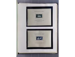 1880/1980 (ca.), alte Sammlung in 3 Bänden, dabei schöne Teile Saar, Danzig und Kolonien sowie Deutschland nach 1945&nbsp;