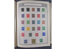 1880/1980 (ca.), alte Sammlung in 3 Bänden, dabei schöne Teile Saar, Danzig und Kolonien sowie Deutschland nach 1945&nbsp;