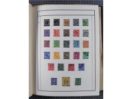 1880/1980 (ca.), alte Sammlung in 3 Bänden, dabei schöne Teile Saar, Danzig und Kolonien sowie Deutschland nach 1945&nbsp;