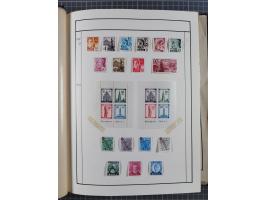 1880/1980 (ca.), alte Sammlung in 3 Bänden, dabei schöne Teile Saar, Danzig und Kolonien sowie Deutschland nach 1945&nbsp;