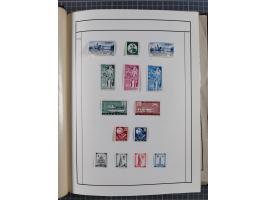 1880/1980 (ca.), alte Sammlung in 3 Bänden, dabei schöne Teile Saar, Danzig und Kolonien sowie Deutschland nach 1945&nbsp;