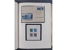 1880/1980 (ca.), alte Sammlung in 3 Bänden, dabei schöne Teile Saar, Danzig und Kolonien sowie Deutschland nach 1945&nbsp;