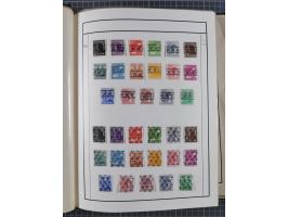 1880/1980 (ca.), alte Sammlung in 3 Bänden, dabei schöne Teile Saar, Danzig und Kolonien sowie Deutschland nach 1945&nbsp;