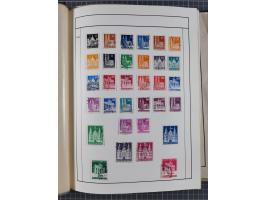 1880/1980 (ca.), alte Sammlung in 3 Bänden, dabei schöne Teile Saar, Danzig und Kolonien sowie Deutschland nach 1945&nbsp;