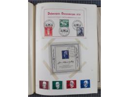 1880/1980 (ca.), alte Sammlung in 3 Bänden, dabei schöne Teile Saar, Danzig und Kolonien sowie Deutschland nach 1945&nbsp;