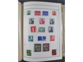 1880/1980 (ca.), alte Sammlung in 3 Bänden, dabei schöne Teile Saar, Danzig und Kolonien sowie Deutschland nach 1945&nbsp;