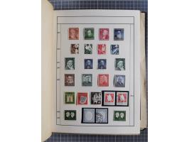 1880/1980 (ca.), alte Sammlung in 3 Bänden, dabei schöne Teile Saar, Danzig und Kolonien sowie Deutschland nach 1945&nbsp;