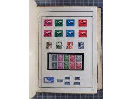 1880/1980 (ca.), alte Sammlung in 3 Bänden, dabei schöne Teile Saar, Danzig und Kolonien sowie Deutschland nach 1945&nbsp;