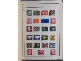 1880/1980 (ca.), alte Sammlung in 3 Bänden, dabei schöne Teile Saar, Danzig und Kolonien sowie Deutschland nach 1945&nbsp;