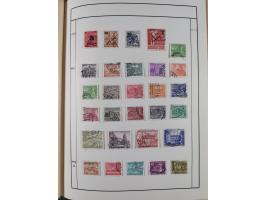 1880/1980 (ca.), alte Sammlung in 3 Bänden, dabei schöne Teile Saar, Danzig und Kolonien sowie Deutschland nach 1945&nbsp;