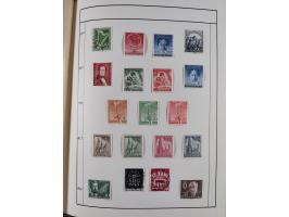 1880/1980 (ca.), alte Sammlung in 3 Bänden, dabei schöne Teile Saar, Danzig und Kolonien sowie Deutschland nach 1945&nbsp;