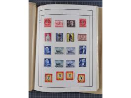 1880/1980 (ca.), alte Sammlung in 3 Bänden, dabei schöne Teile Saar, Danzig und Kolonien sowie Deutschland nach 1945&nbsp;